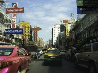 Yaowarat Chinatown street food walk in Bangkok, Thailand