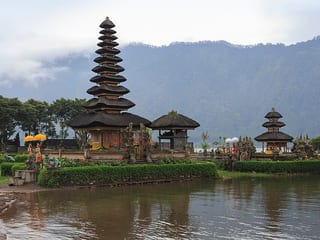 Pura Ulun Danu Bratan in Bali, Indonesia