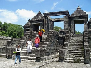 Ratu Boko Temple in Yogyakarta, Indonesia
