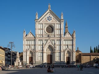 Basilica of Santa Croce in Florence, Italy