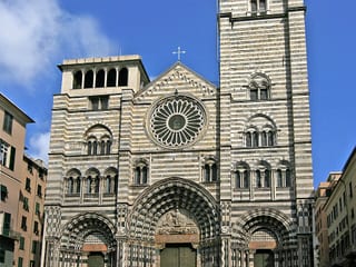 Genoa Cathedral in Genoa, Italy