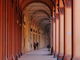 porticoes of Bologna in Bologna, Italy