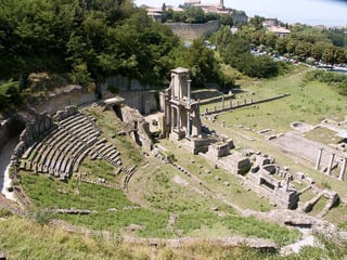 Roman Theatre of Volterra in Pisa, Italy
