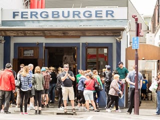 Fergburger in Queenstown, New Zealand