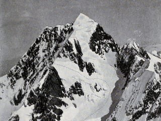 Mount Dampier in Westland District, New Zealand