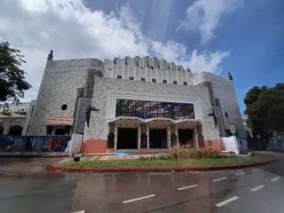 Manila Metropolitan Theatre in Paranaque, Philippines