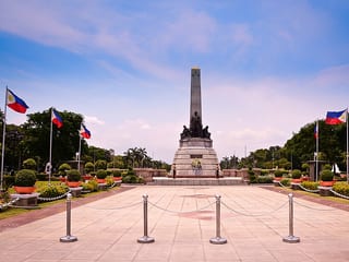 Rizal Park in Paranaque, Philippines