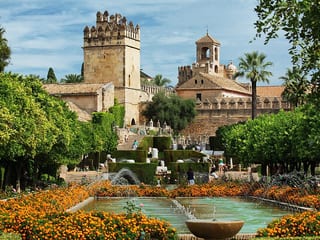 Alcázar de los Reyes Cristianos in Cordoba, Spain