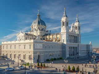 Almudena Cathedral in Madrid, Spain