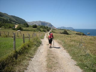 Camino del Norte in San Sebastian, Spain