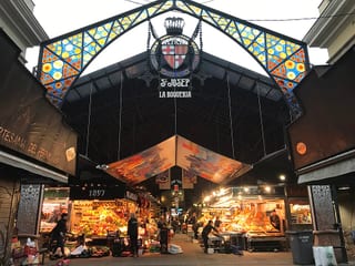 La Boqueria in Barcelona, Spain
