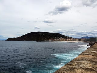 Mount Ulia in San Sebastian, Spain