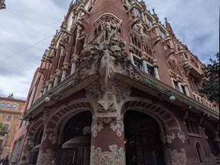 Palau de la Música Catalana in Barcelona, Spain