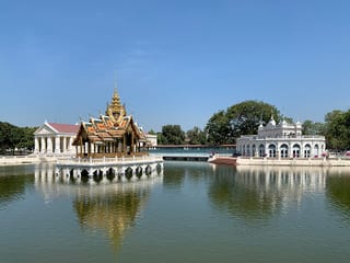 Bang Pa-In Royal Palace in Phra Nakhon Si Ayutthaya Province, Thailand