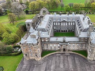 Holyrood Palace in Edinburgh, United Kingdom