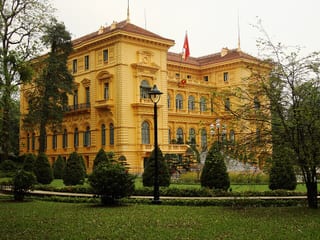 Presidential Palace of Vietnam in Hanoi, Vietnam