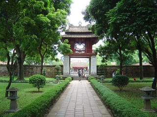 Temple of Literature in Hanoi, Vietnam
